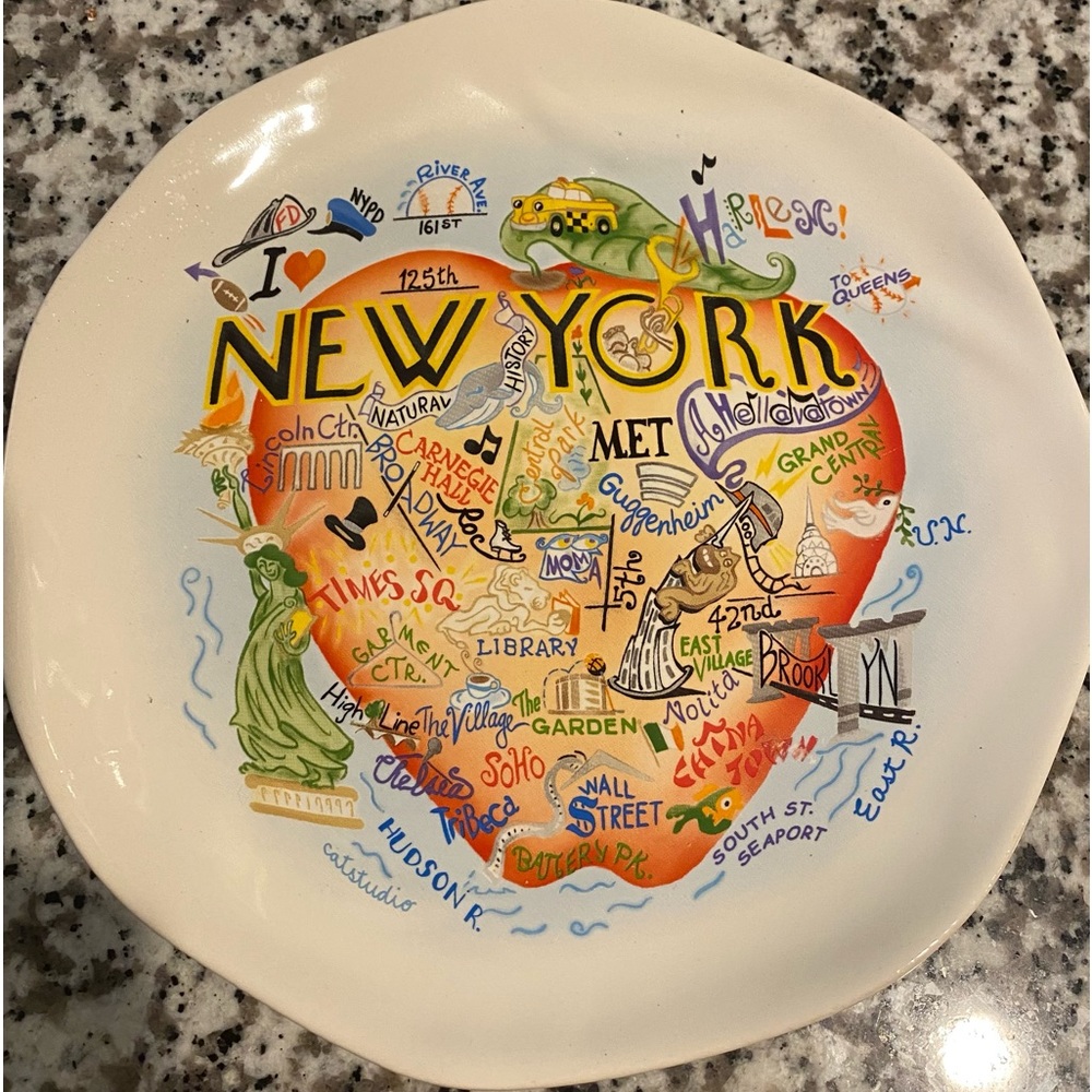 Set of TWO Catstudio RARE Salad/Dessert Plate